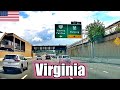 Virginia to Washington DC 4K POV Dashcam Drive – Relaxing Scenic Road Trip USA
