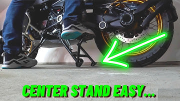 The Easy Way To Center Stand Your Motorcycle