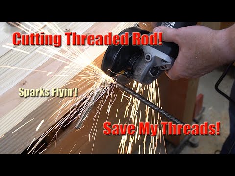 Cutting Threaded Rod - The Best Way To Cut!