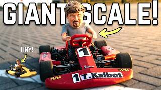 I Built a GIANT 1/4 SCALE 3D Printed RC Go Kart!