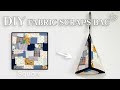 EASY DIY Triangle Zipper Bag / Fabric Scraps Ideas / Square&rarr;Triangle / Bag Tutorial