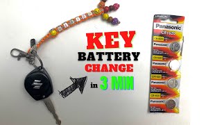 How to change Car key battery ? SWIFT car key battery replacement at home