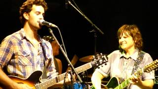 Video thumbnail of "Tangled Up in Blue Indigo Girls  with Shadow Boxers Live Richmond Virginia July 26 2012"