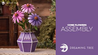 SVG File - Cone Flowers - Assembly Tutorial