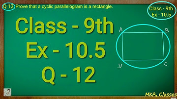 Class 9th , Ex - 10.5, Q 12 ( Circles ) CBSE NCERT