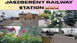 Jàszberèny railway station🚉#railwaystation#trainjourney#stationvibes#platfrom#railwaylife