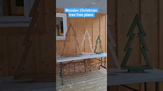 Heres My Free Plans To Build These 3 Wooden Christmas Trees
