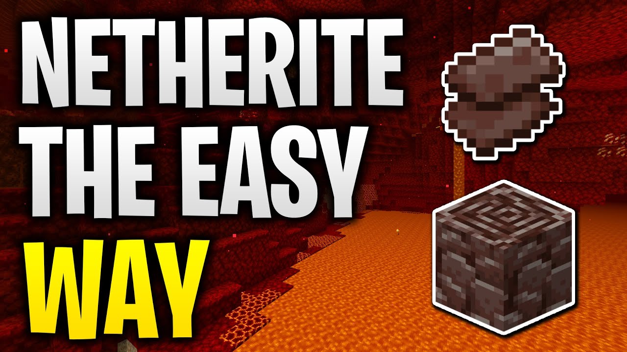 The EASIEST And FASTEST Way To Find NETHERITE In Minecraft YouTube
