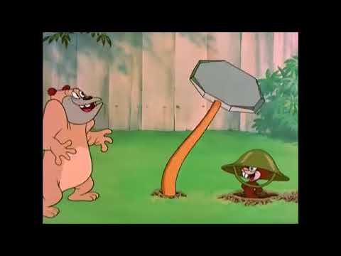 In the 1951 Tex Avery classic Cock-a-Doodle Dog, a