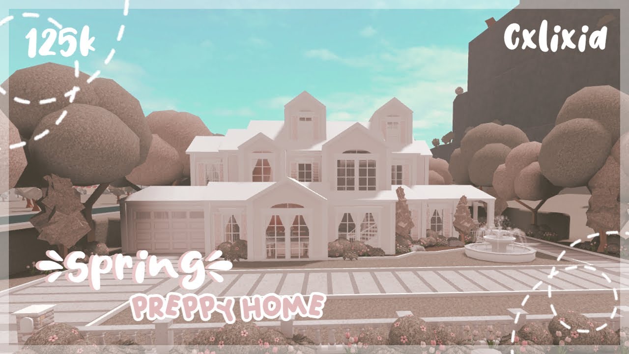 Pin by gg 🖤 on bloxburg builds and tips !  Sims house design, Preppy  house, Unique house design