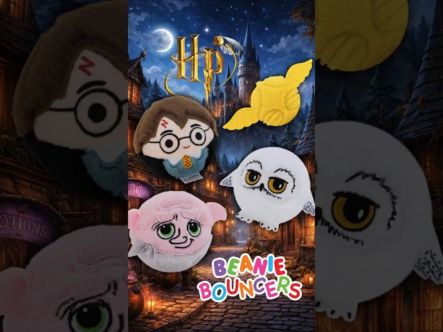 Dobby, Hedwig, Golden Snitch and Harry Potter are bouncing into the spotlight!