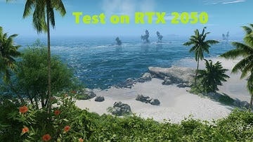 Crysis Remastered Test on RTX 2050 Laptop