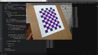 Draw cubes in chessboard using OpenCV Profile