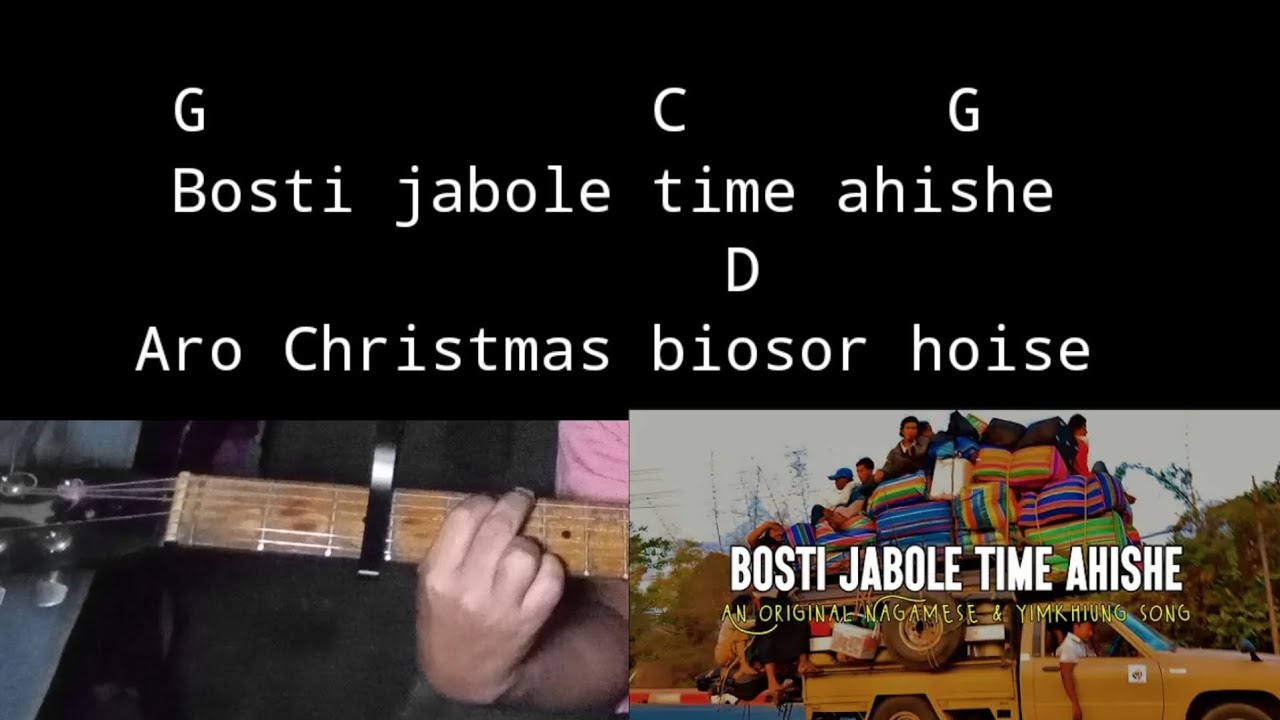 Bosti Jabole Time ahishe|| Guitar chords||