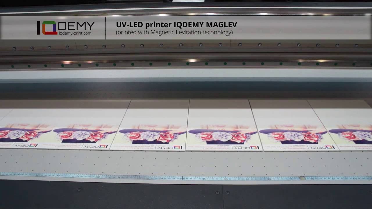 UV-LED printer Maglev printing. Part 2 