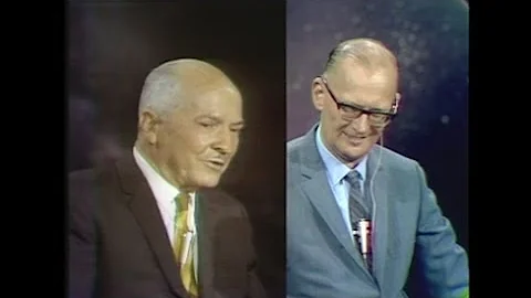 CBS News - Robert Heinlein and Arthur C. Clarke in...