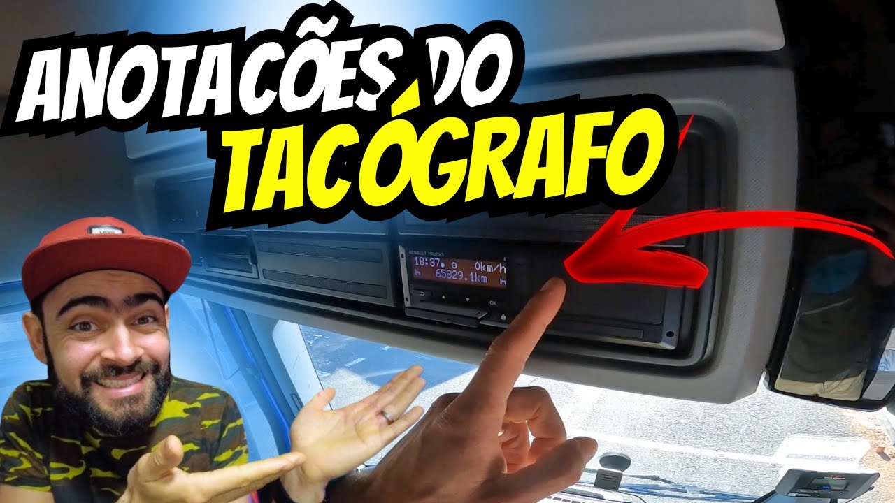 COMO FAZER SUAS ANOTAÇÕES DO TACÓGRAFO !