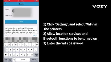 VOZY G80 receipt printer WiFi configuration for Windows
