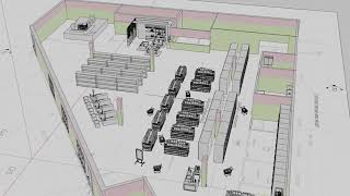 CSS Supermarket - Blender 2.82 Viewport Render Animation.
