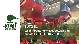 Les Différents Montages Possibles Du Minidrill Sur Les Semoirs Co3, Co4, Co6