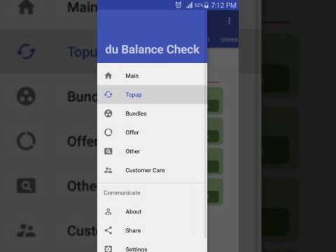 du Balance Check (UAE)