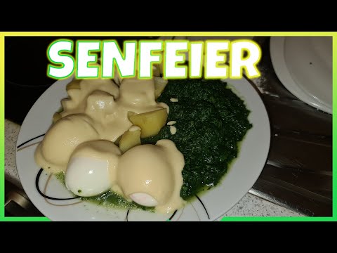 Senfeier Mit Spinat