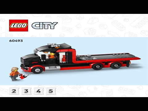 LEGO Instructions - City - 60493 - F1 Display Truck with Audi F1 Race Car - Formula 1 (Book 2)