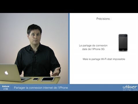 Astuce 26 - Partager la connexion internet de l'iPhone