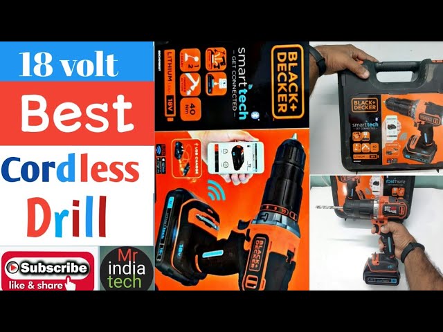 Black and Decker 18v Hammer drill (BDH18) unboxing and noob