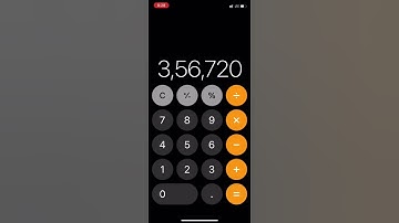Delete/erase single digit in iphone calculator app #ios #iphonexr #iphone #erase #delete #button