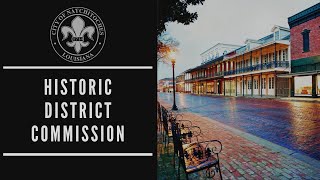 Natchitoches Historic District Commission Meeting July 28, 2026