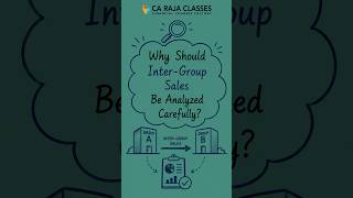 Why Should Inter-group Sales Be Analyzed Carefully | Ca Raja Classes