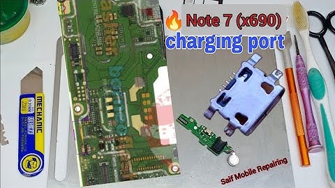 Infinix Note 7 X690b/X690 Charging Problem | Flex/Port Replacement |slow