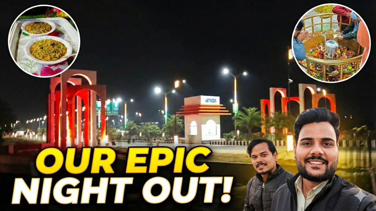 Ganga Barrage itna Sundar  Trans Ganga City ka view + Gokul Baba Darshan 🙏