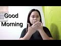 Basic Filipino Sign Language (greeting & expression)