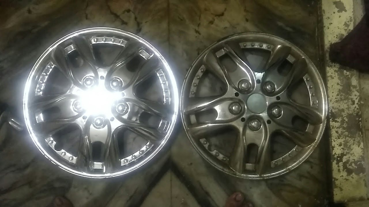 Clean your wheel caps at home