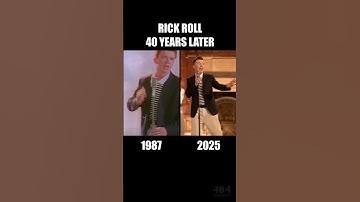 Rick Roll 1987 vs 2025 (40 YEARS LATER) | #nostalgia #rickroll #oldschool #retro #80s #throwback