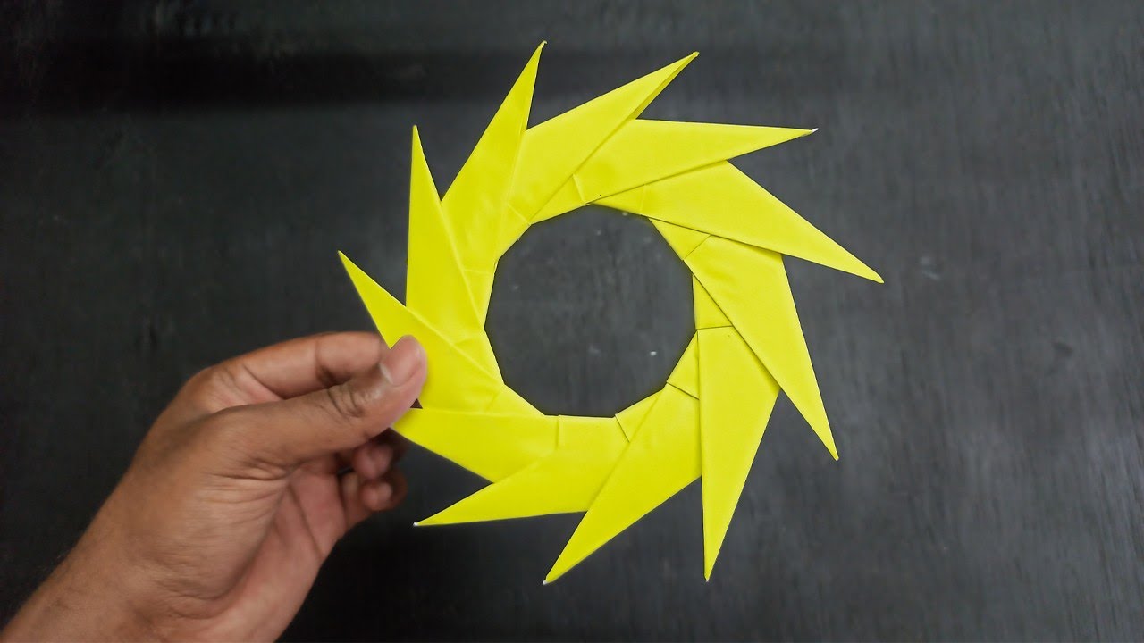 DIY Paper Shuriken: Create Your Own Ninja Star - YouTube