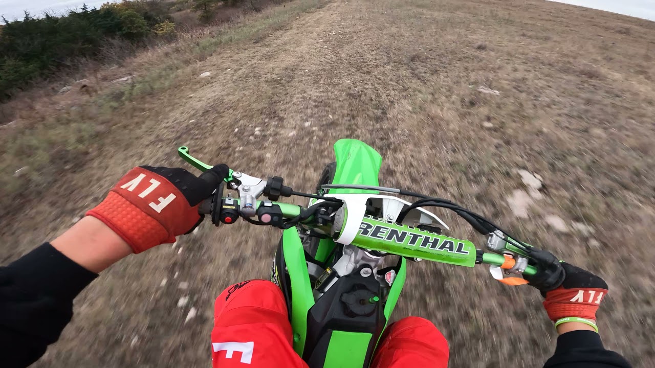 GoPro Hero 10 woods riding raw - KX250f