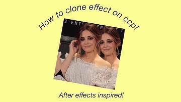 How to clone effect on ccp, after effects inspired!