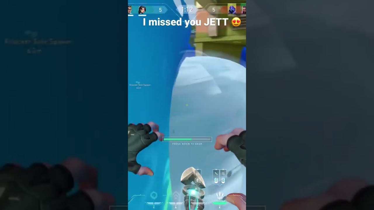 Playing JETT after a long time be like….. 
