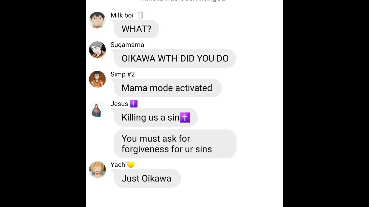 Haikyuu! text  Just Monika lyric prank