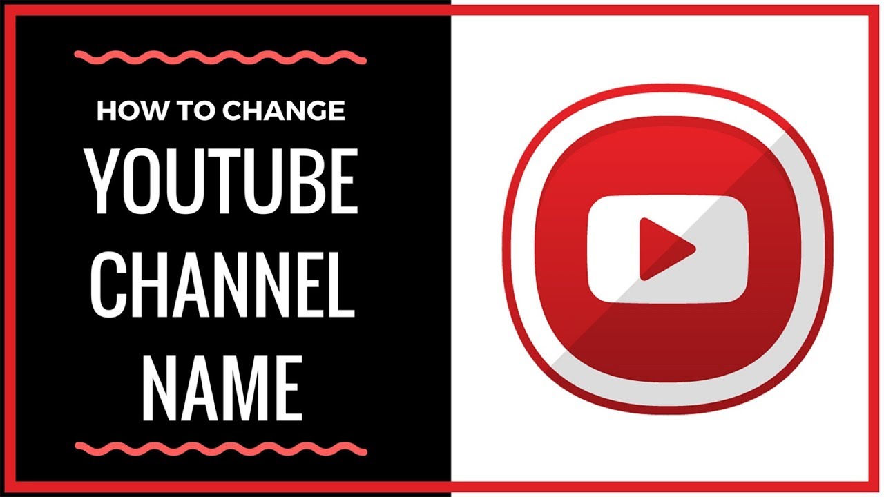 How to change youtube name