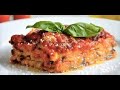 PARMIGIANA di MELANZANE ricetta classica di Melanzane alla parmigiana ANCHE SENZA FRIGGERE