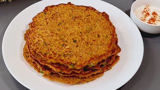 Healthy Oats Chilla| Weight Loss Oats Recipe by Appetizer 2 Dessert 71 views 1 month ago 3 minutes, 13 seconds