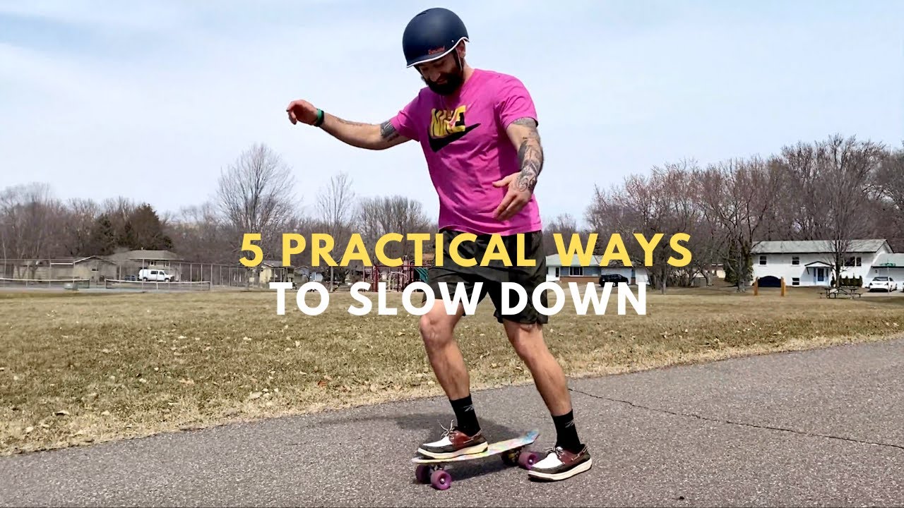 5 способов замедлить движение на пенни-борде (для новичков)