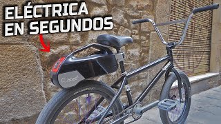 ESTE DISPOSITIVO CONVIERTE CUALQUIER BICI EN ELÉCTRICA EN SEGUNDOS  Lo probamos en mi BMX