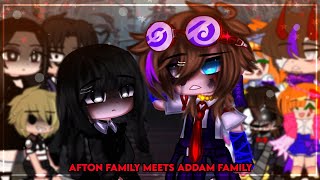 Afton Family meet Addam's Family | Gacha Club | Afton Family |