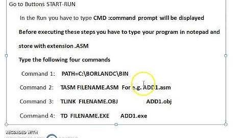Assembly language Program (8086) Development Tools