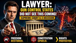 LAWYER Gun Control States Did NOT See This Coming! SUPREME COURT 6 3 DECESION